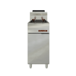 Freidora de Piso a Gas 30 L, 5 Quemadores, 2 Canastillas, Zona Fría Al Fondo Coriat TURBO-30-5Q HD