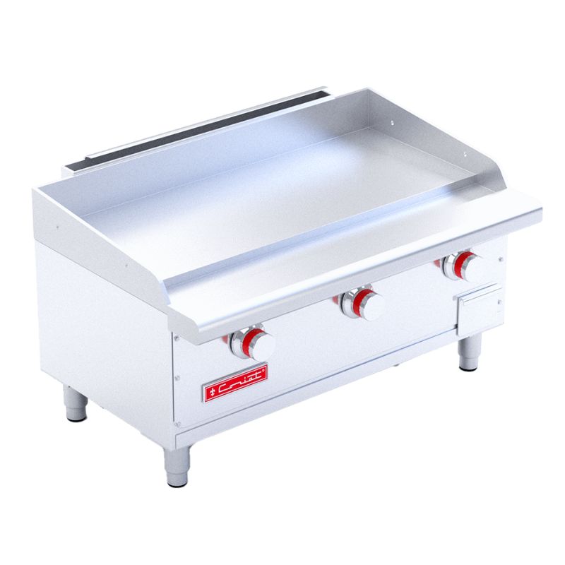 Plancha A Gas 3 Quemadores Tubulares Coriat CH-3 PETIT DE MESA