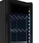 Refrigerador Vertical Gris 1 Puerta Cristal Luz Led 1.5 Pies (1026216) Imbera VRS04 C
