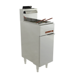 Freidora de Piso a Gas 10L , 2 Quemadores, 2 Canastillas, Zona Fría Al Fondo Coriat TURBO-10-2Q PETIT