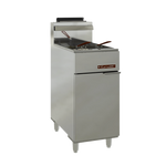 Freidora de Piso a Gas 30 L, 5 Quemadores, 2 Canastillas, Zona Fría Al Fondo Coriat TURBO-30-5Q HD