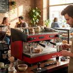 Cafetera Automatica Electronica Con Dosaje Programable 2 Grupos 2,400W 110V Magister STILO ES100