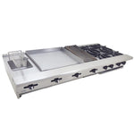 ASBER AM-72 Estufa Multiple 4 Fuegos Abiertos + Asador 12" + Plancha 24" + Gratinador + Freidora Envio Cobrar Estufas / Mixtos / Con y sin Horno ASBER