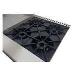 ASBER AMR-48 Estufa 4 fuegos Abiertos + Plancha 24" + Horno + Gratinador Acero Envio Cobrar Estufas / Mixtos / Con y sin Horno ASBER