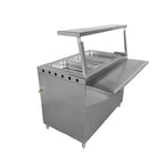 Baño María Con Gabinete a Gas 4 Enteros INMEZA FACTORY BMG4