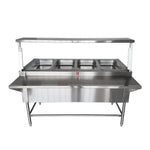 Baño María Sin Gabinete a Gas 4 Enteros INMEZA FACTORY BMS4