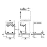 ICB Soft Heat Twin Cafetera automática doble Bunn Modelo 51200.0100