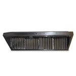 Campana 2 m Acero Inox Piramidal Pared 4 Filtros + 2 Capelos INMEZA FACTORY C-200i-4F-2C
