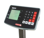 Báscula de Recibo, con Plato Anti-derrapante, Doble Pantalla, Batería Recargable 200 kg Torrey DFABRPP2004