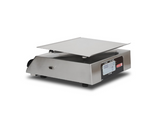 Bascula Digital con Impresión de Tickets, Función de Caja Registradora, Acero Inox 40kg Torrey PCR40-TK