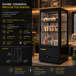 Vitrina Refrigerada Vertical Panorámica 80L Rhino VIVEPA-3