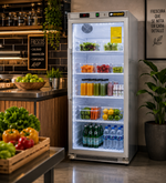 Refrigerador Vertical Puerta de Cristal 13 Pies Rhino REVEAB-13C