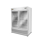 Congelador Vertical Acero Inox Puerta de Cristal 41 Pies Rhino CONVECRI-47