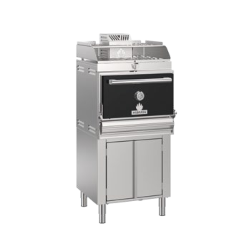 Horno con Armario Bajo y Soporte de Bandejas, 75 a 95 comensales Mibrasa HMBABSB110-VS