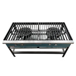 Estufón a Gas 2 Quemadores Vulcan Triple INMEZA FACTORY E2VT