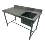 Fregadero una Tarja Derecha Acero Inoxidable INMEZA FACTORY F1DI