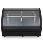 Vitrina Exhibidora Vidrio Curvo 152cm Negro Torrey DRD5-N