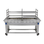 Parrilla Abierta Acero Inoxidable 170Cm San-Son ROBATA