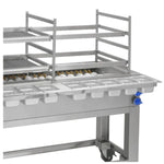 Parrilla Abierta Acero Inoxidable 170Cm San-Son ROBATA