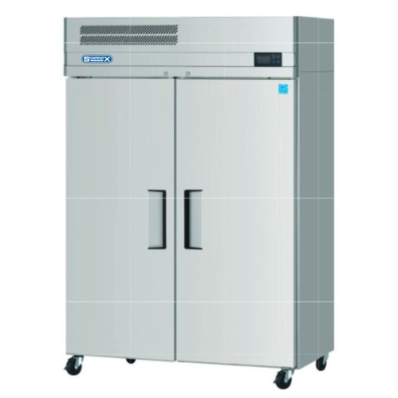 Refrigerador Vertical 2 Puertas 42.27 Pies 1/5 HP 115V Sobrinox RVS-47-2S