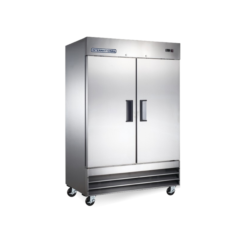 Refrigerador Vertical 2 Puertas Solidas 41 Pies INTERNATIONAL INT/RV-2PS-AI