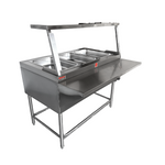 Mesa Fría Sin Gabinete 3 Enteros INMEZA FACTORY MFS3