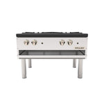 DRAGO GNFO-02-HSH Estufon a Gas Natural de 2 secciónes Horizontal Altura Estandar