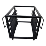 INMEZA EER5 Rack ligero esmaltado negro con llantas 5 charolas RACKS INMEZA