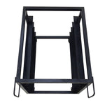 INMEZA EER5 Rack ligero esmaltado negro con llantas 5 charolas RACKS INMEZA