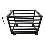 INMEZA EER5 Rack ligero esmaltado negro con llantas 5 charolas RACKS INMEZA