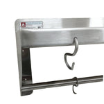 INMEZA RED90 Repisa Garabato Acero Inoxidable 90 cm REPISAS INMEZA