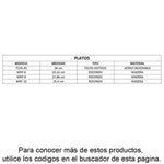 INMEZA TCHS-45 Plato W para 4 o 5 Tacos / Hotdogs / Canapes - Inoxidable Utensilios INMEZA