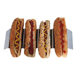 INMEZA TCHS-45 Plato W para 4 o 5 Tacos / Hotdogs / Canapes - Inoxidable Utensilios INMEZA