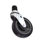 ISBW PLCB5140 LLANTAS RODAJES CON PIBOTE, SIN FRENO 5" (12.7 CM) DIAMETRO