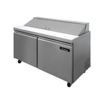 Mesa Para Ensaladas 2 Puertas 17 Pies Icehaus ME-2P-SS-02