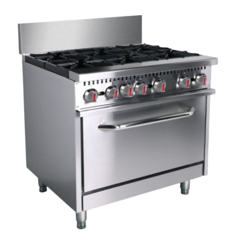 Estufa Gas 6 Quemadores con Horno Torrey EST-6QHG