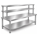 Mesa Tipo Isla Doble Repisa INMEZA FACTORY M2R-100