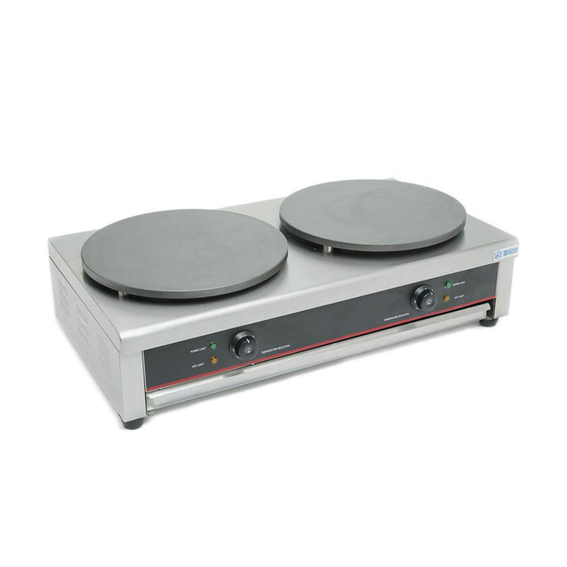 MIGSA EM-2 Crepera Doble Eléctrica 2 Platos Función de Aluminio Envio gratis Creperas MIGSA