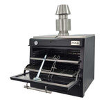 Horno 90 Black Para Carbón Y Leña 140 Comensales. Pira 500.101