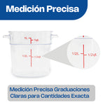 Recipientes Graduado Redondo 1 Qt Caledonia REPORE-1