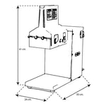 TORREY MT-43 MT43SUAVIZADOR CARNE ACERO INOXIDABLE 43 CUCHILLAS ( 0MT43) Suavizador TORREY