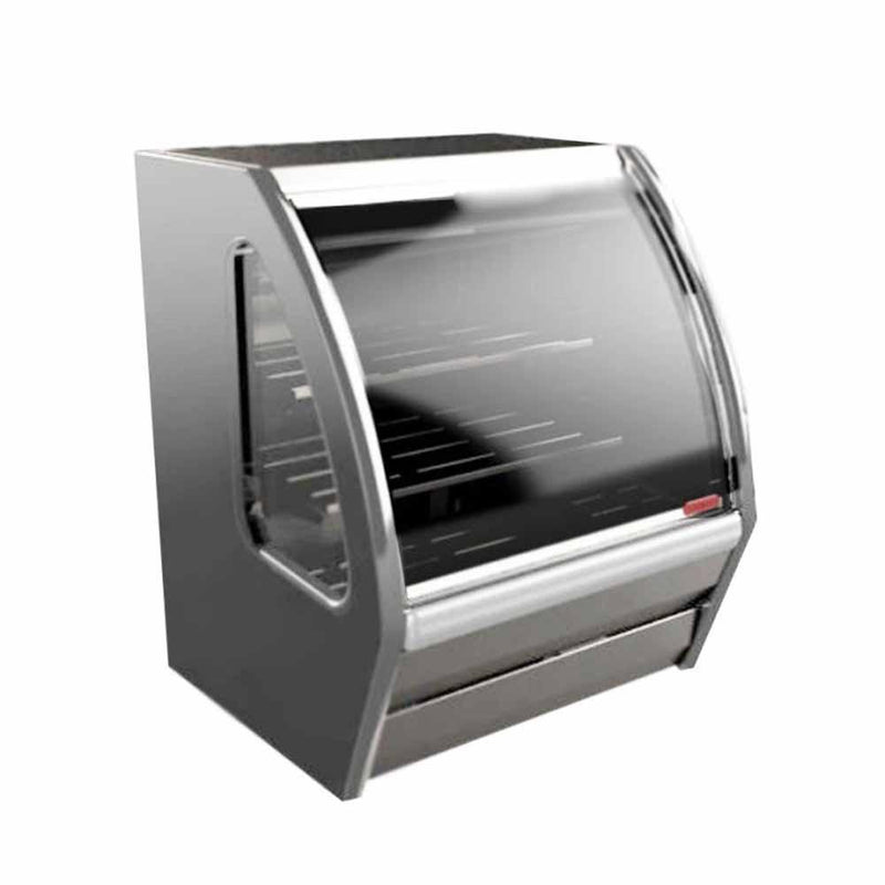 Torrey DRD3-AI DRD3AI Vitrina exhibidora de Vidrio Curvo 92cm de frente, exterior e interior en Acero Inoxidable (PTVP-0057) Envío por cobrar Vitrinas / Exhibidores TORREY