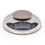 Báscula de Precisión Construida en Plástico Plato Acero Inox 500gr Torrey LAB500