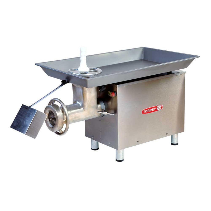 Torrey M-32-3Hp 0M32 Molino Carnicería Pescado Pollo Acero Inoxidable Transmisión De Engranes Motor 3 Hp Monofásico Envío por cobrar Molinos de Carne Torrey