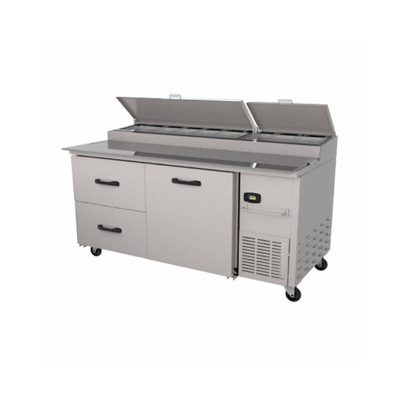 Torrey PPT67-21R1S PTMF-1022059 Mesa de Preparación 1 Puerta 1 Cajones Envío por cobrar Mesas de trabajo refrigeradas Torrey