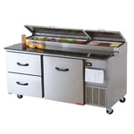 Torrey PTP21 Mesa fría para preparación de alimentos con 2 cajones y 1 puerta (PTMF-0002) Envío por cobrar Mesas Refrigeradas TORREY