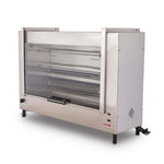 Rosticero Gas Acero Inox 3 Varillas 27 Pollos Torrey RT27