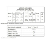 Torrey TEC130-AI Vitrina tramo exhibidor carnicero modular 1.3m frente (PTVC-0006) Envío por cobrar Vitrinas / Exhibidores TORREY