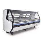 Vitrina Carnicera Tramo Exhibidor Vidrio Frontal Abatible Acero Inox 250cm Torrey TEC250LIFT-AI