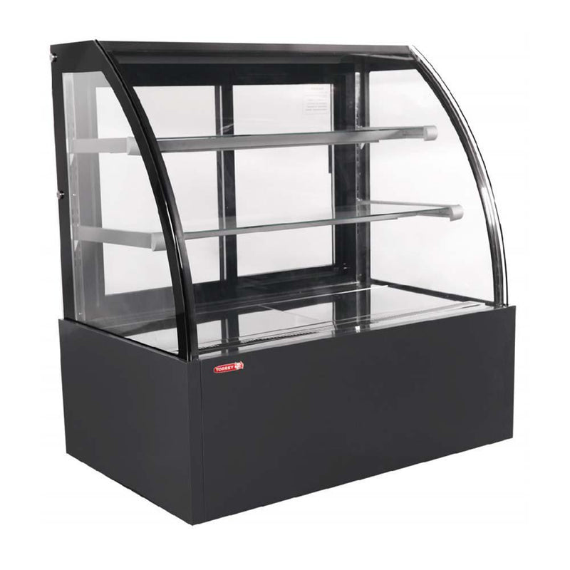 Torrey VFG-120C Vitrina Full Glass Vidrio Curvo Panorámica 225 lt 120 cm Vitrinas / Exhibidores TORREY